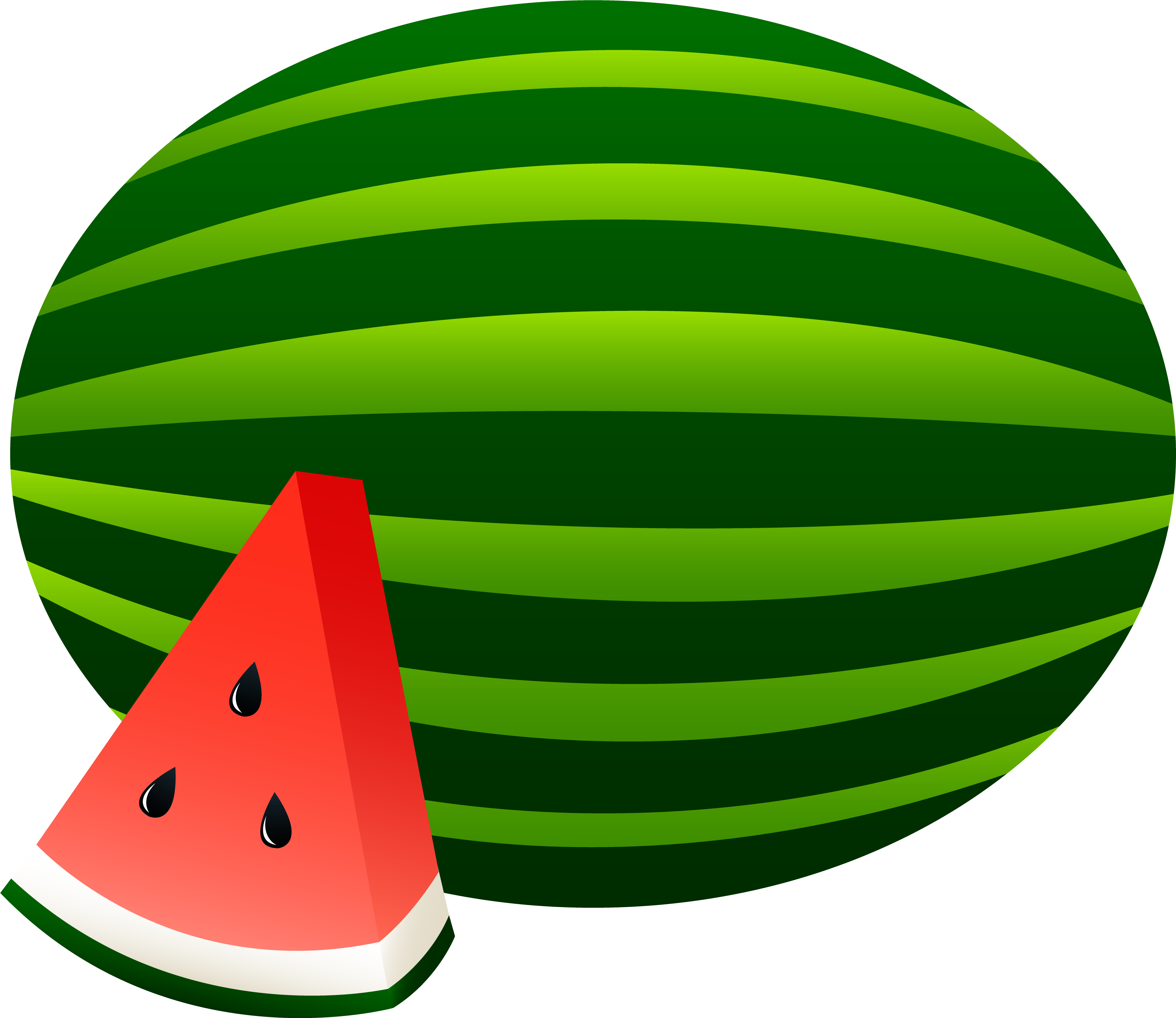 Food Clipart Watermelon - Cartoon Picture Of Watermelon - Free Transparent PNG Clipart Images Download. - Food Transparent PNG Free Download