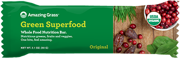 Organic Superfood Bars - Amazing Grass Green Superfood Whole Food Nutrition Transparent PNG - 375x400 - Free Download on - Food Transparent PNG Free Download