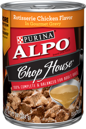 Purina Alpo Chop House Rotisserie Chicken Flavor In - Alpo Dog Food Transparent PNG - 450x450 - Free Download on - Food Transparent PNG Free Download