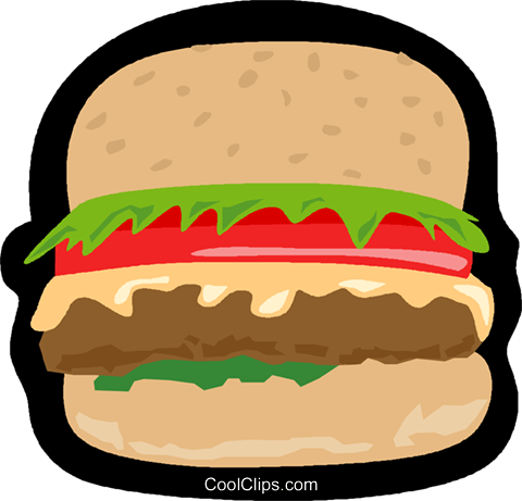 Fast Food, Hamburger, Burger Royalty Free Vector Clip - No Junk Food Gif - Free Transparent PNG Clipart Images Download. - Food Transparent PNG Free Download