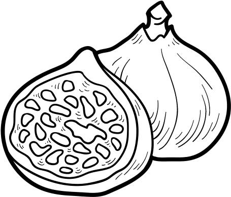 Png Stock Coloring Book Common Food Others Transprent - Higo Dibujo Transparent PNG - 600x470 - Free Download on - Food Transparent PNG Free Download