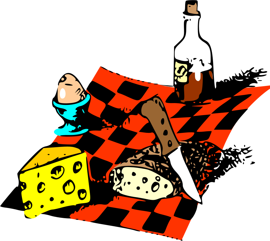 Picnic Clipart, Vector Clip Art Online, Royalty Free - French Food Clip Art - Free Transparent PNG Clipart Images Download. - Food Transparent PNG Free Download