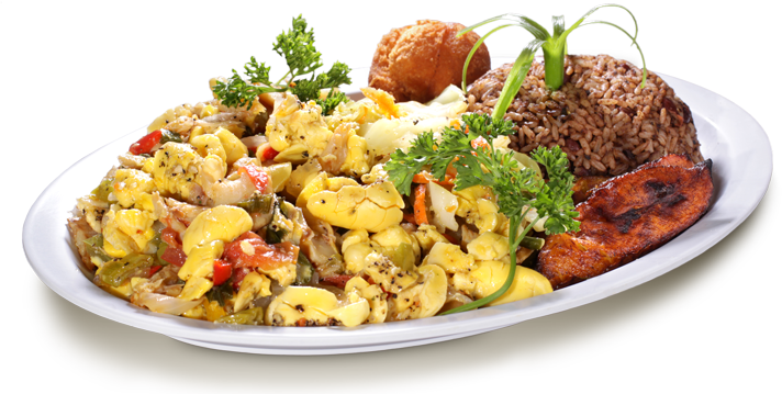 Contact Us - Plate Of Jamaican Food Png Transparent PNG - 712x359 - Free Download on - Food Transparent PNG Free Download
