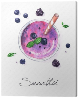 Watercolor Food Painting - Smoothie Watercolour Transparent PNG - 400x400 - Free Download on - Food Transparent PNG Free Download