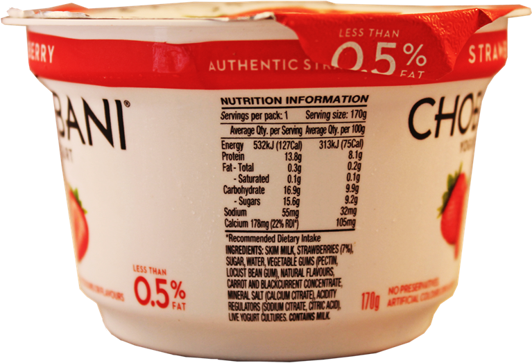 Picture Of Chobani Yogurt Strawberry 170g Picture Of - Convenience Food Transparent PNG - 800x555 - Free Download on - Food Transparent PNG Free Download