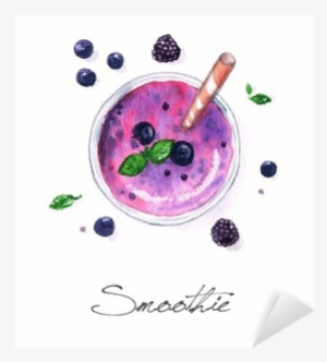 Watercolor Food Painting - Smoothie Watercolour Transparent PNG - 400x400 - Free Download on - Food Transparent PNG Free Download