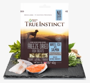 Freeze Dried Dog Treats White Fish With Salmon - Natures Menu True Instinct Food, HD Png Download - Food Transparent PNG Free Download