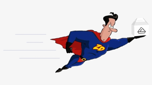 Banner Hero - Cartoon, HD Png Download - Food Transparent PNG Free Download
