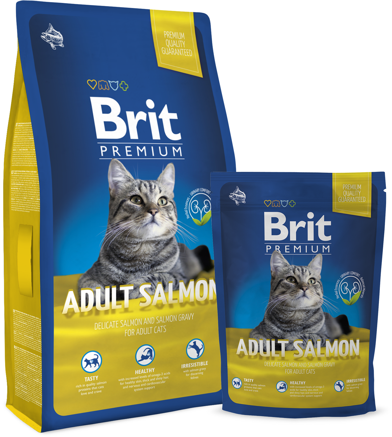 Brit Premium Cat Adult Salmon - Brit Cat Food Transparent PNG - 1595x2126 - Free Download on - Food Transparent PNG Free Download