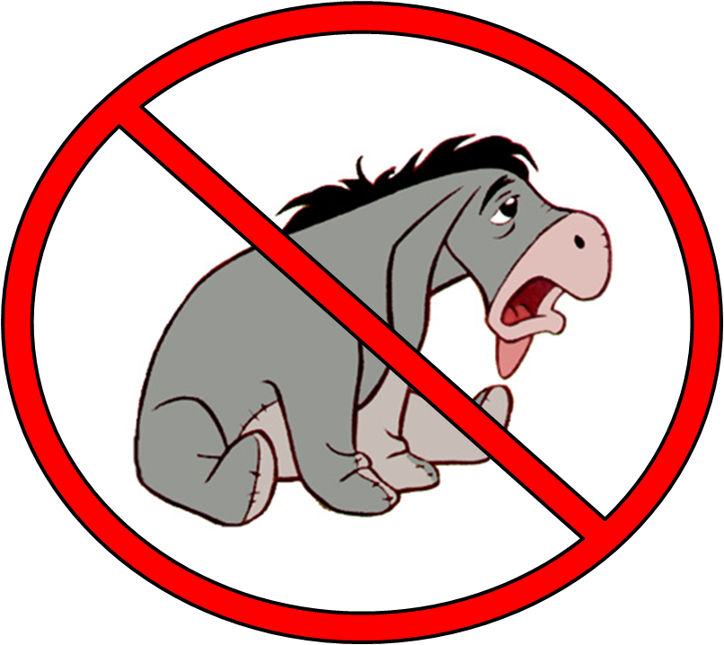 No Eeyore - No Food Sign Black And White Transparent PNG - 806x718 - Free Download on - Food Transparent PNG Free Download
