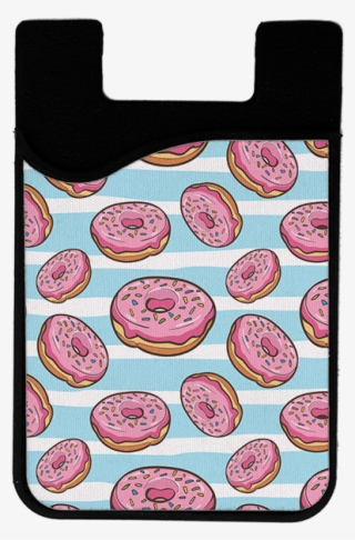 Falling Donuts 2 In 1 Card Caddy Phone Wallet - Vector Food Seamless Pattern Transparent PNG - 600x600 - Free Download on - Food Transparent PNG Free Download