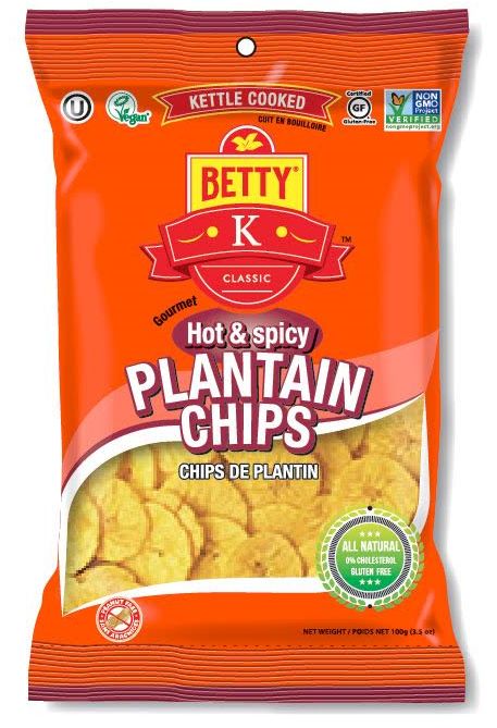 Betty K Foods Plantain Chips, Hot & Spicy - Betty K Foods Transparent PNG - 668x668 - Free Download on - Food Transparent PNG Free Download
