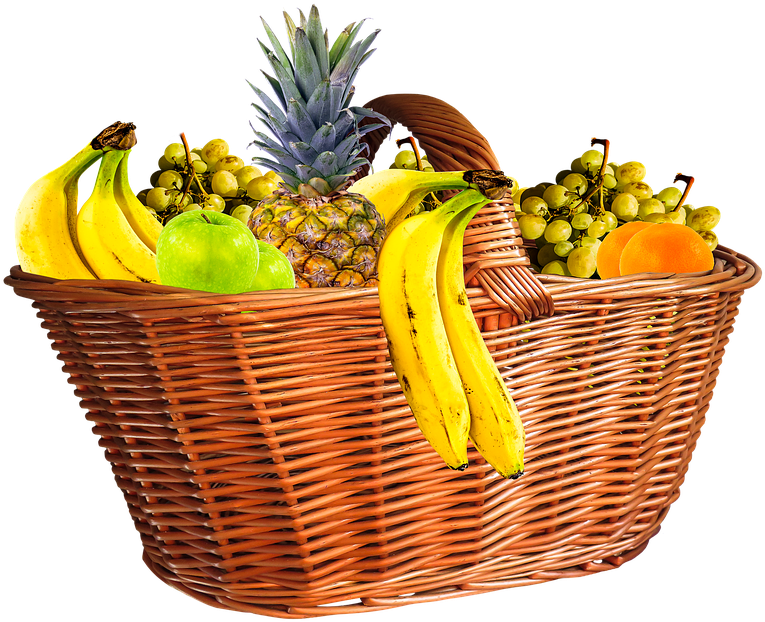 Pineapple Cliparts 27, Buy Clip Art - Food Basket Png - Free Transparent PNG Clipart Images Download. - Food Transparent PNG Free Download