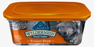 Blue Buffalo Wilderness Trail Tubs Grain Free Turkey - Dog Food Transparent PNG - 1000x509 - Free Download on - Food Transparent PNG Free Download