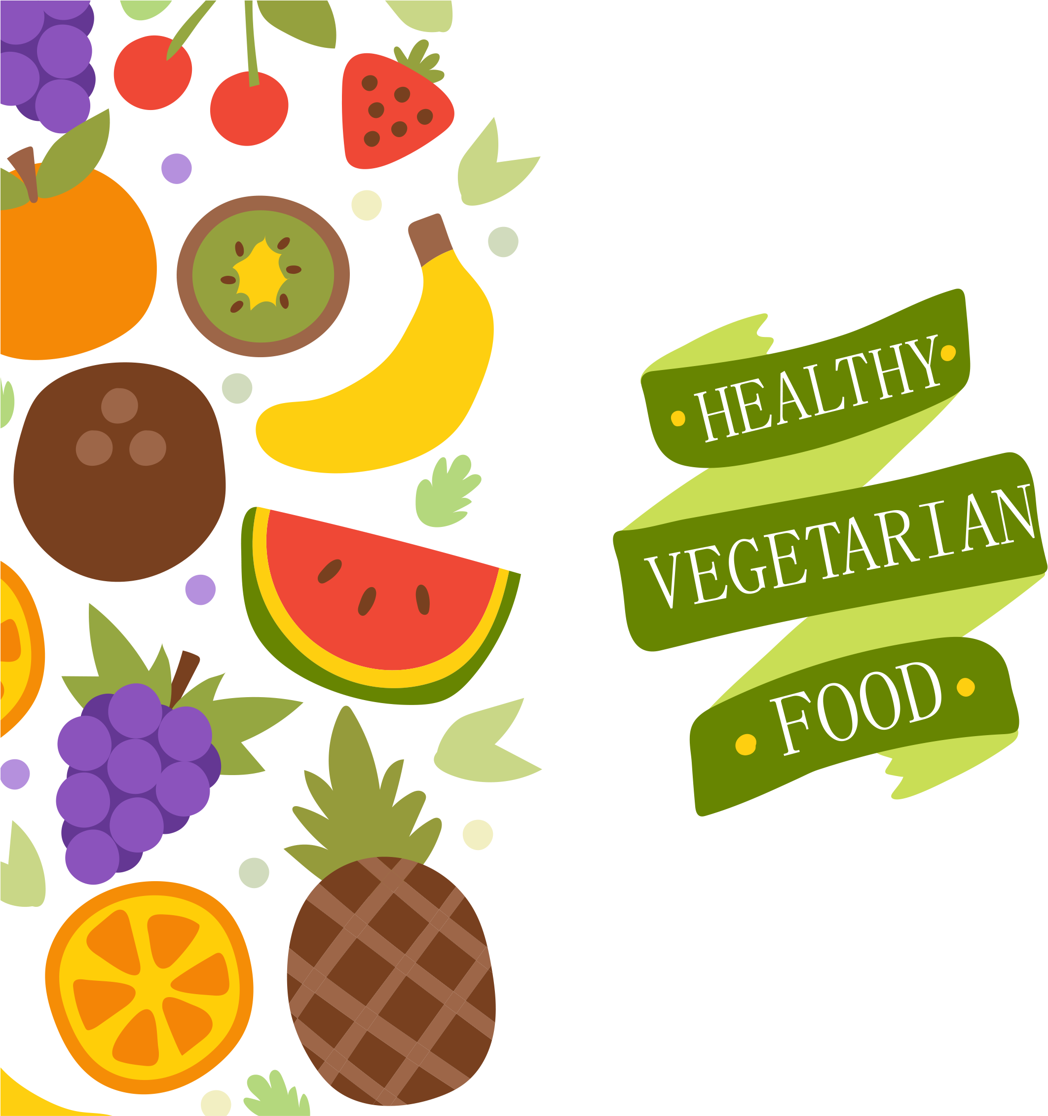 Vegetarian Cuisine Organic Food Health Food Fruit - Healthy Food Vector Png Transparent PNG - 2124x2262 - Free Download on - Food Transparent PNG Free Download