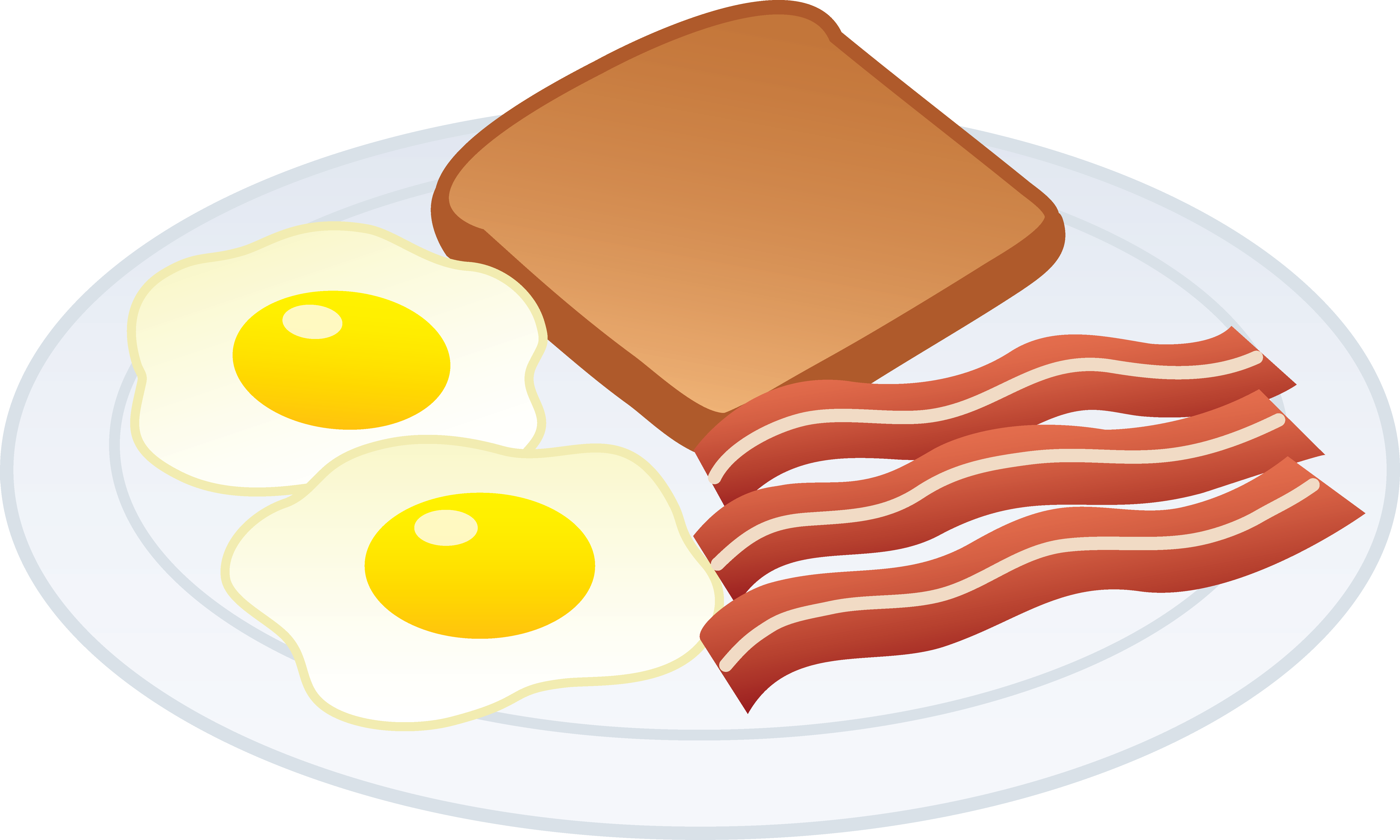 Download Breakfast Clip Art Free Clipart Of Breakfast - Bacon And Eggs Drawing - Free Transparent PNG Clipart Images Download. - Food Transparent PNG Free Download