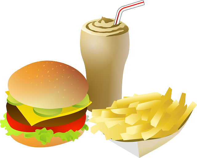 Cheeseburger, Drink, Fries, Food, Menu, Burger, Meal - Fast Food Clipart Png - Free Transparent PNG Clipart Images Download. - Food Transparent PNG Free Download