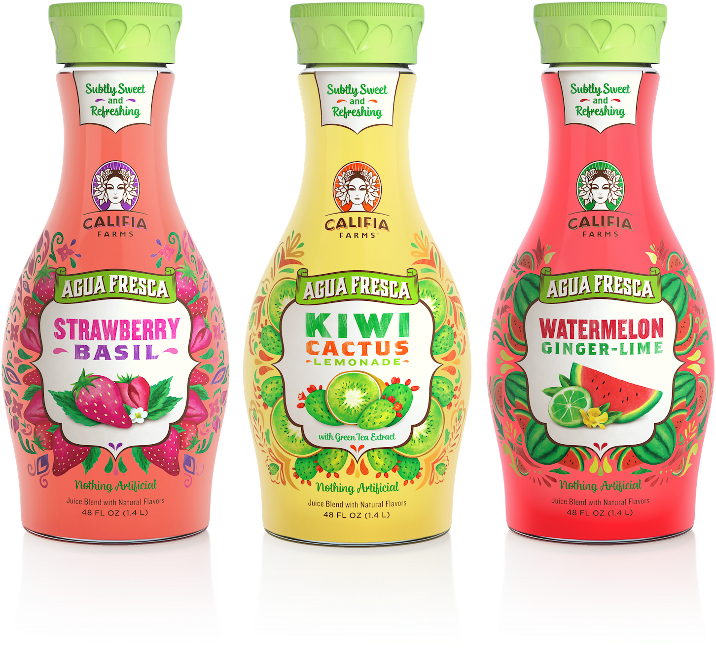Juice Aisle Innovation - Califia Farms Agua Fresca Juice Blend, Strawberry Basil Transparent PNG - 1500x1941 - Free Download on - Food Transparent PNG Free Download