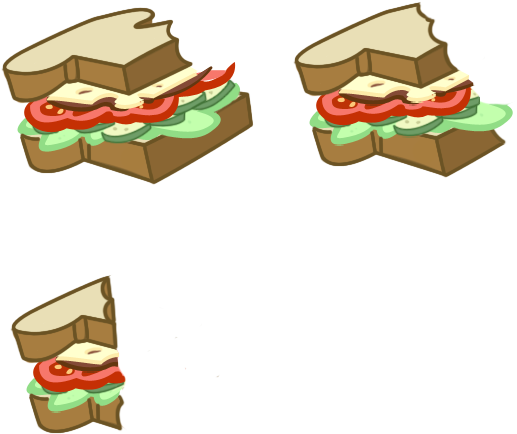 Tritebristle 59 26 [vector] The Fate Of The Sandwich - Mlp Food Vector - Free Transparent PNG Clipart Images Download. - Food Transparent PNG Free Download