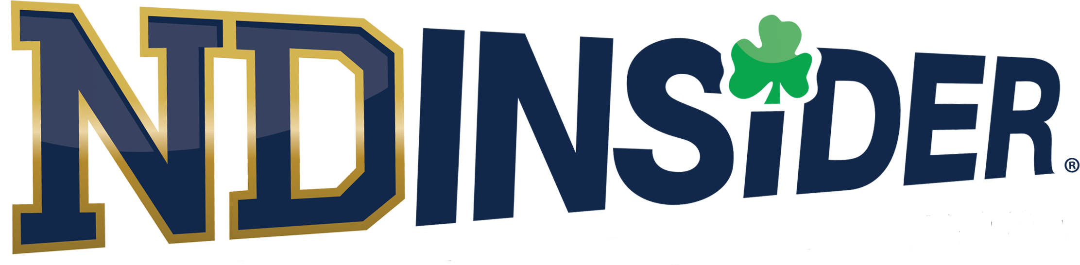 Notre Dame Insider - Notre Dame Fighting Irish Football Transparent PNG - 2223x546 - Free Download on - Football Transparent PNG Free Download