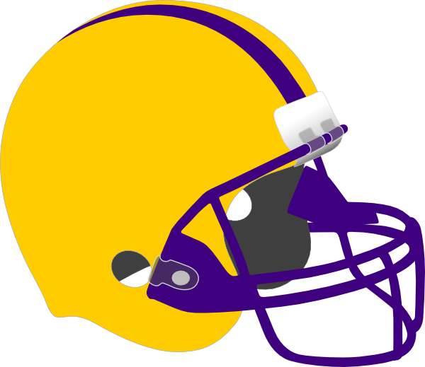 Football Helmet Clip Art At - Purple And Gold Football Helmet Transparent PNG - 600x519 - Free Download on - Football Transparent PNG Free Download