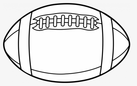 Luxury Outline Of A Football Field Clipart Black And - Black And White American Football, HD Png Download - Football Transparent PNG Free Download