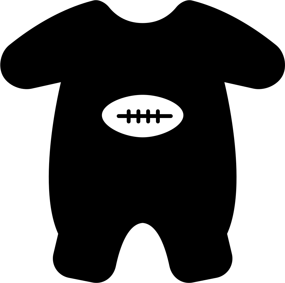 Baby Onesie With Football Design Comments - Onesie Transparent PNG - 981x974 - Free Download on - Football Transparent PNG Free Download