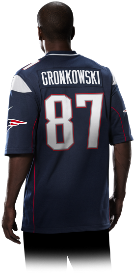 Nfl New England Patriots Men's Football Home Game Jersey - Sports Jersey Transparent PNG - 326x580 - Free Download on - Football Transparent PNG Free Download
