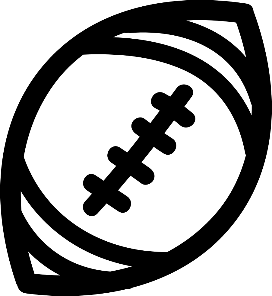 American Football Ball Hand Drawn Outline Comments - American Football Ball Logos Transparent PNG - 902x980 - Free Download on - Football Transparent PNG Free Download
