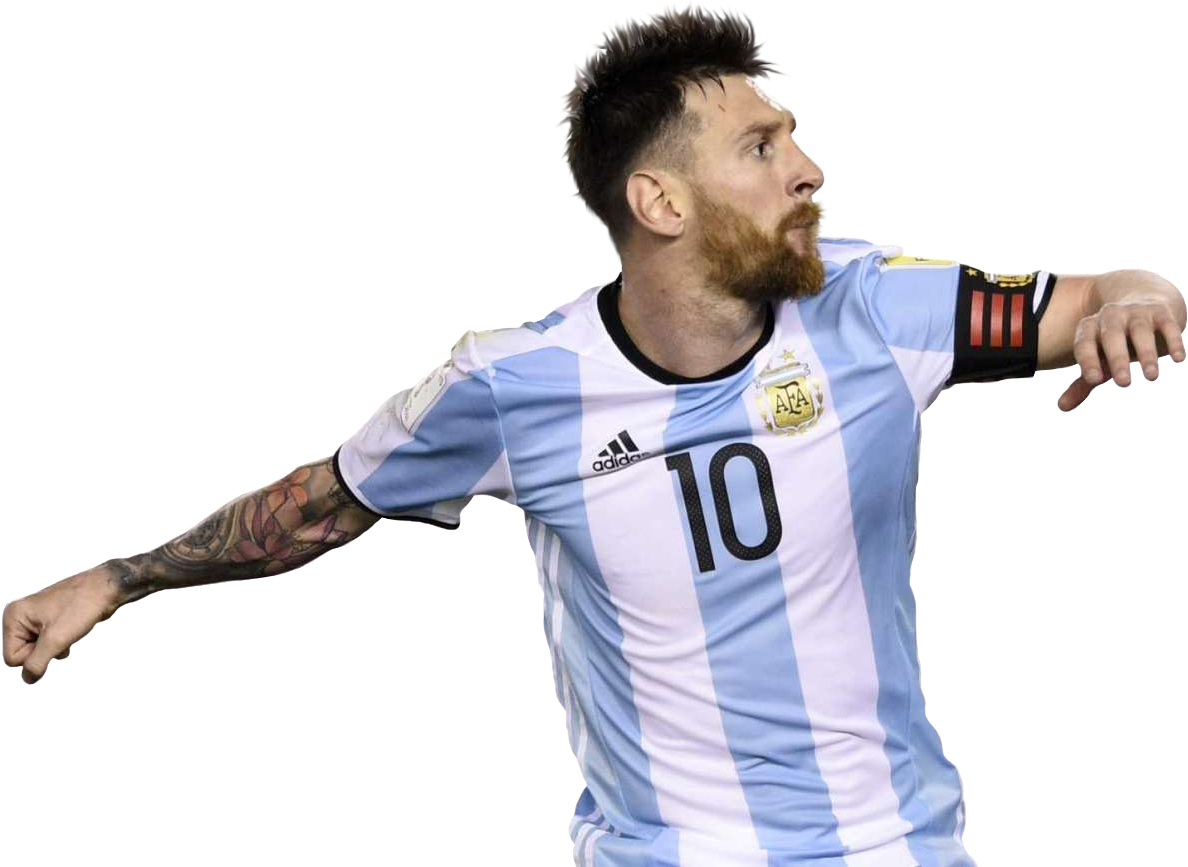 Lionel Football Render Footyrenders - Argentina Leo Messi Png Transparent PNG - 1196x866 - Free Download on - Football Transparent PNG Free Download