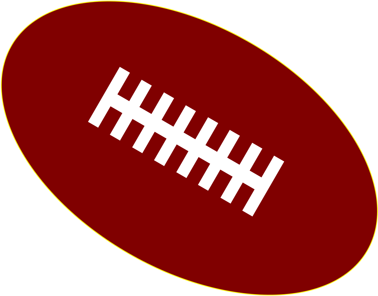 American Football Ball - American Football Ball Maps Transparent PNG - 1280x1004 - Free Download on - Football Transparent PNG Free Download