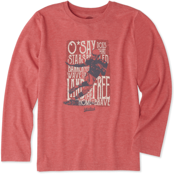 Boys Brave Football Long Sleeve Cool Tee - Sleeve Transparent PNG - 570x570 - Free Download on - Football Transparent PNG Free Download