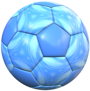 Ball Football Sport Blue Leather Imitation - Blue Soccer Ball Transparent Background Transparent PNG - 480x340 - Free Download on - Football Transparent PNG Free Download