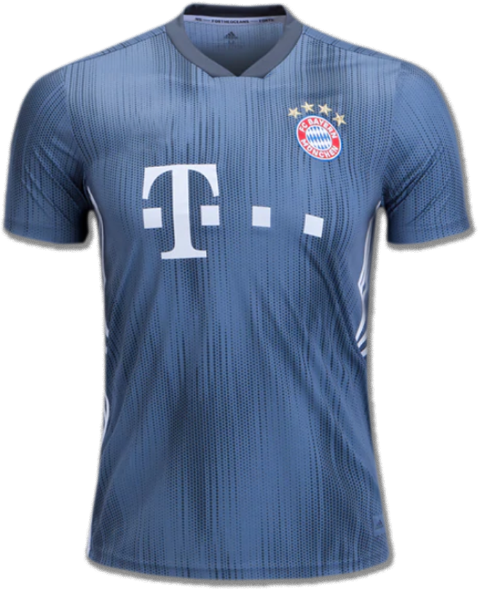 Bayern Munich Football Jersey 3rd 18 19 Season Premium - 18 19 Bayern Kit Transparent PNG - 900x1200 - Free Download on - Football Transparent PNG Free Download