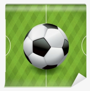 Soccer Ball On Textured Field Wall Mural • Pixers® - Ball Transparent PNG - 400x400 - Free Download on - Football Transparent PNG Free Download