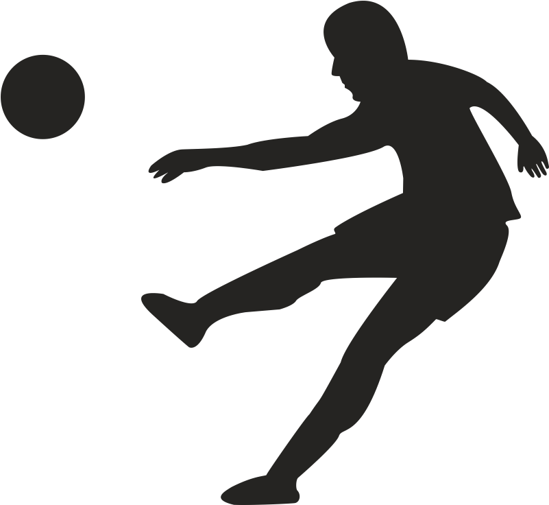 Football Player Vector Graphics Silhouette Clip Art - Health And Safety In Soccer, HD Png Download - Football Transparent PNG Free Download
