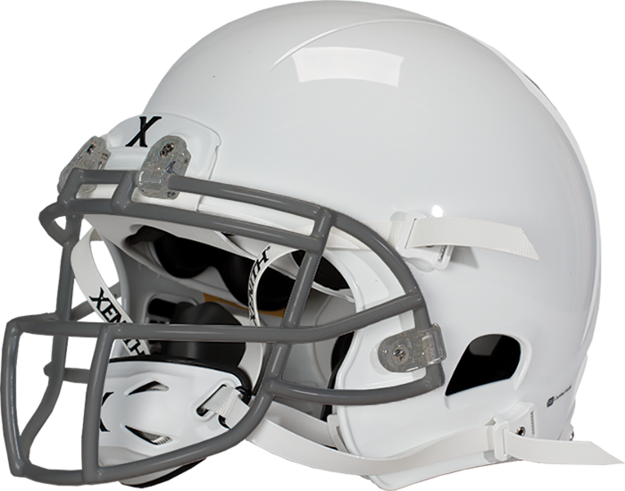 Xenith Varsity X2e Football Helmet With Mask - White Xenith Football Helmet, HD Png Download - Football Transparent PNG Free Download