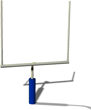 Whereas The Artist Drew Football Goal Posts - Football Goal Post Png Transparent PNG - 392x400 - Free Download on - Football Transparent PNG Free Download