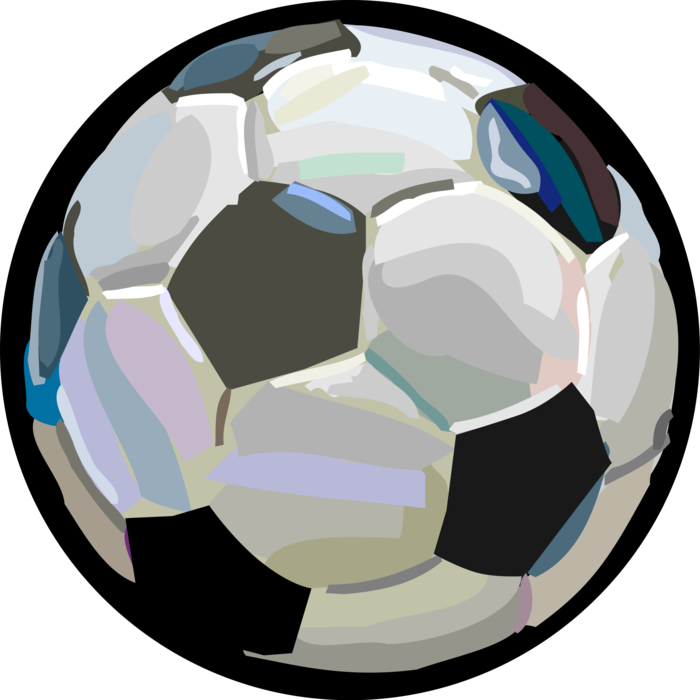 Vector Illustration Of Sport Of Soccer Football Game - Soccer Ball Wall Clock Transparent PNG - 700x700 - Free Download on - Football Transparent PNG Free Download