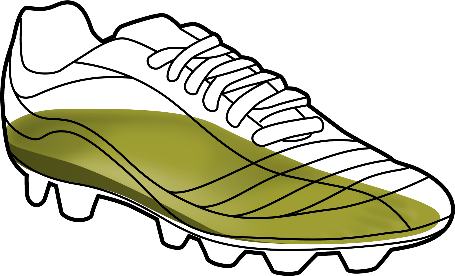 Youth Football Shoe Single Black Outline - Soccer Cleat Transparent PNG - 1879x1437 - Free Download on - Football Transparent PNG Free Download