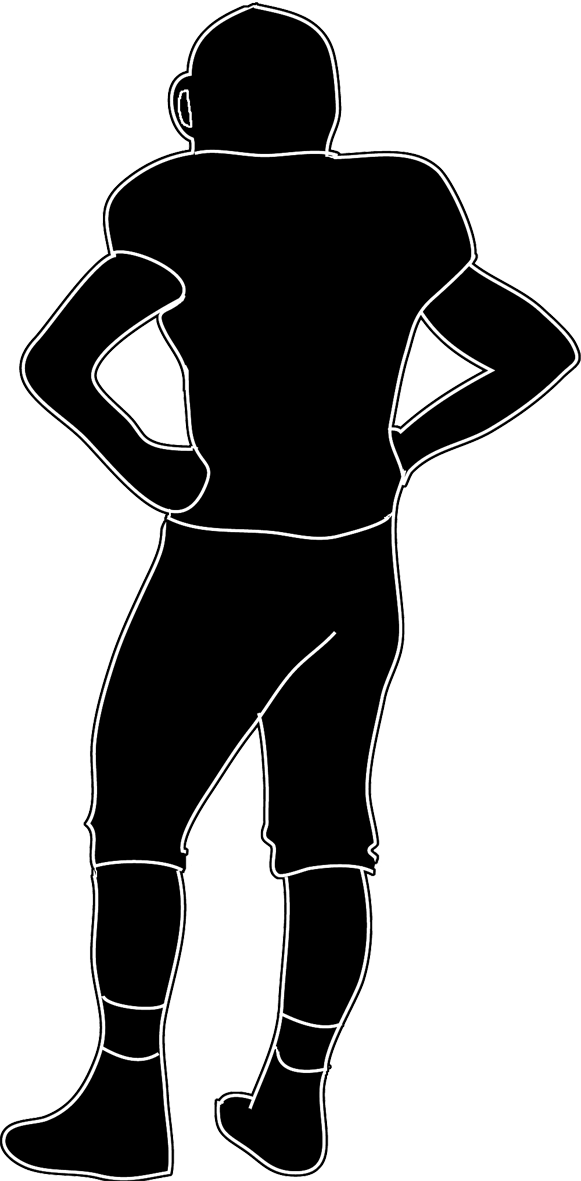Tattoo This Back Of Football Player - Back Of Football Players Transparent PNG - 581x1181 - Free Download on - Football Transparent PNG Free Download