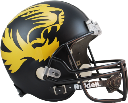 Missouri Tigers Ncaa Replica Full Size Helmet - Missouri Tigers Full Size Replica Football Helmet Transparent PNG - 474x390 - Free Download on - Football Transparent PNG Free Download
