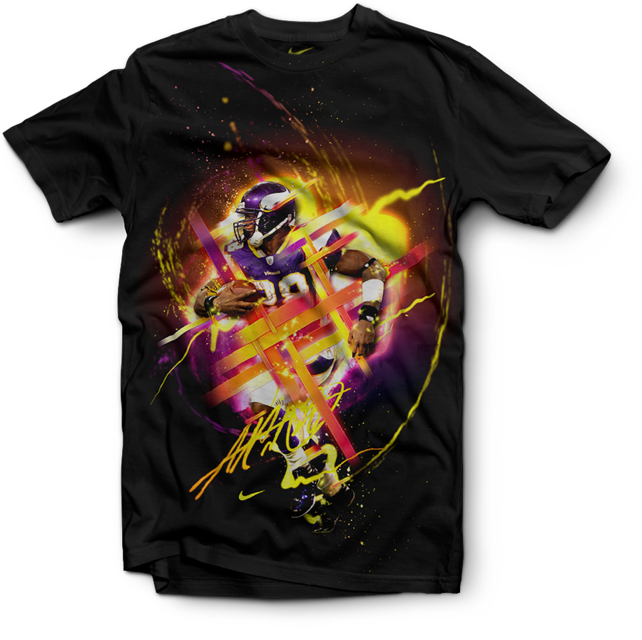 Nike Football Adrian Peterson T-shirt - Nike Transparent PNG - 900x898 - Free Download on - Football Transparent PNG Free Download