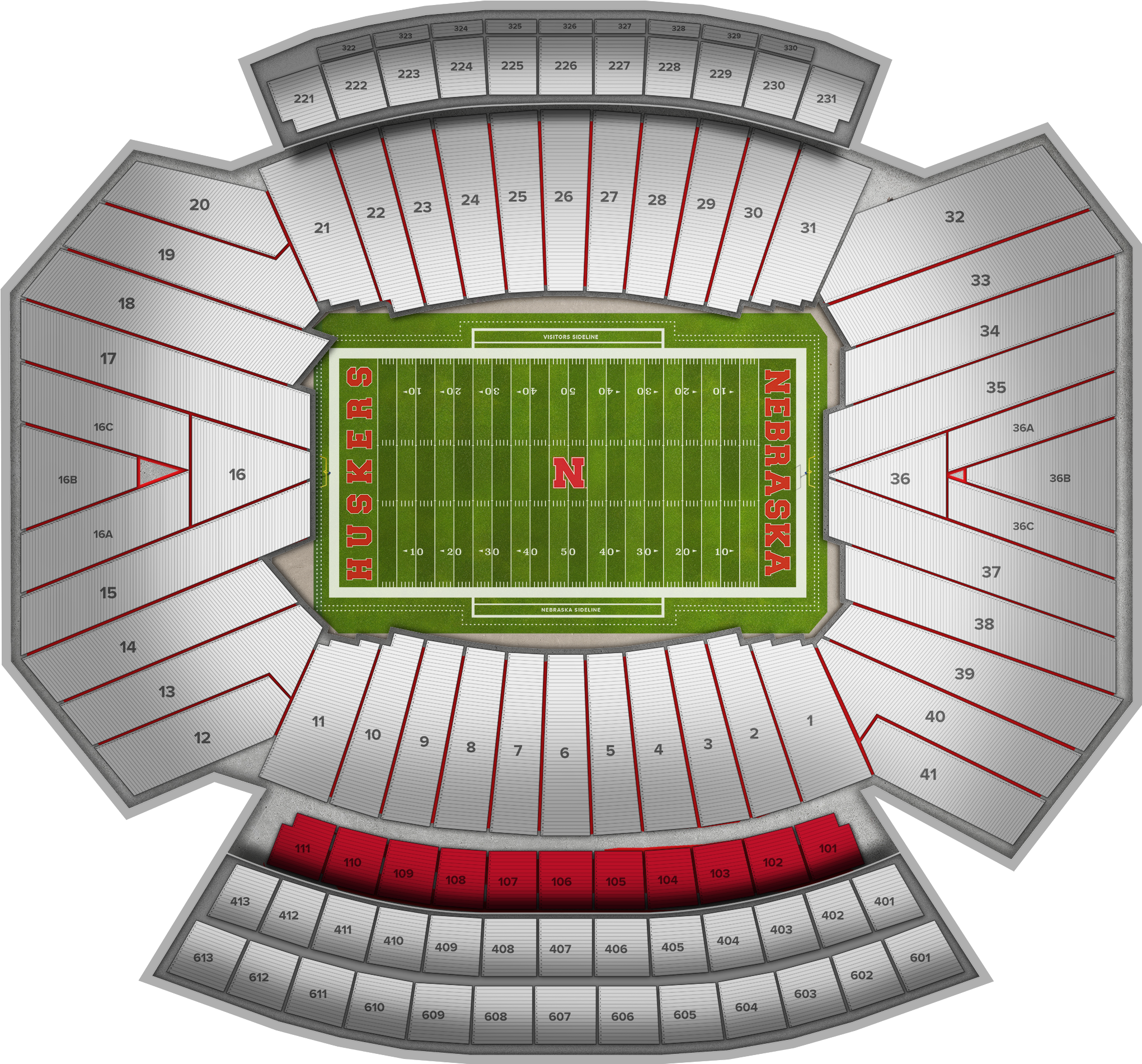 Colorado Football At Nebraska Football At Memorial - Memorial Stadium Transparent PNG - 2560x1936 - Free Download on - Football Transparent PNG Free Download