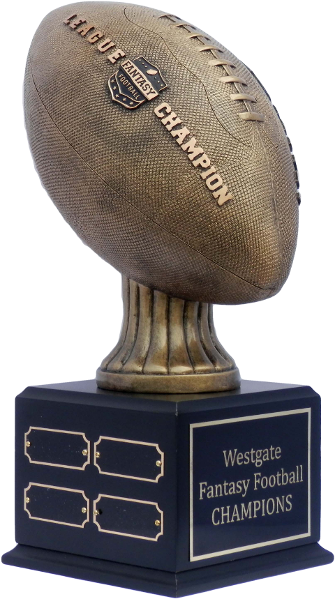 League Champion Fantasy Football Perpetual Trophy -front - American Football Transparent PNG - 900x900 - Free Download on - Football Transparent PNG Free Download