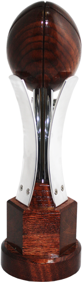Legacy Steel Perpetual Football Trophy - Hardwood Transparent PNG - 580x580 - Free Download on - Football Transparent PNG Free Download