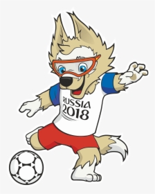 Mascot - World Cup 2018 Wolf, HD Png Download - Football Transparent PNG Free Download