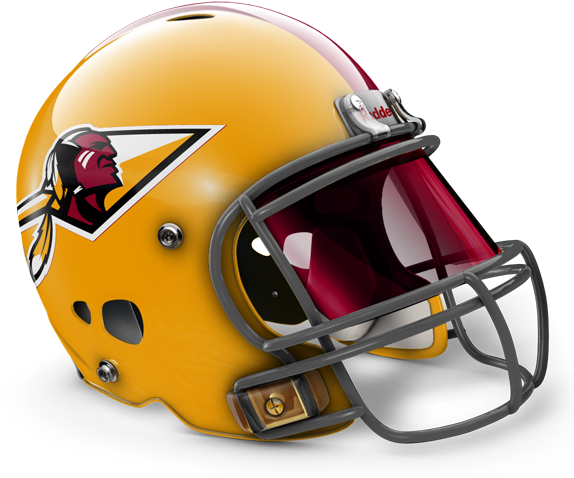 Redskinshelmet2-2 - Football Helmet Photoshop Psd Files Transparent PNG - 600x500 - Free Download on - Football Transparent PNG Free Download