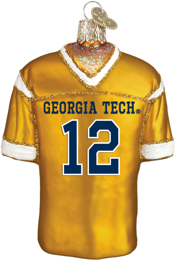 Old World Christmas Georgia Tech Football Jersey Ornament Transparent PNG - 950x950 - Free Download on - Football Transparent PNG Free Download