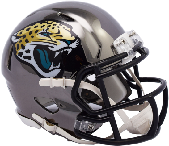 Jacksonville Jaguars Chrome Riddell Speed Mini Football - Jacksonville Jaguars Helmet Transparent PNG - 600x522 - Free Download on - Football Transparent PNG Free Download